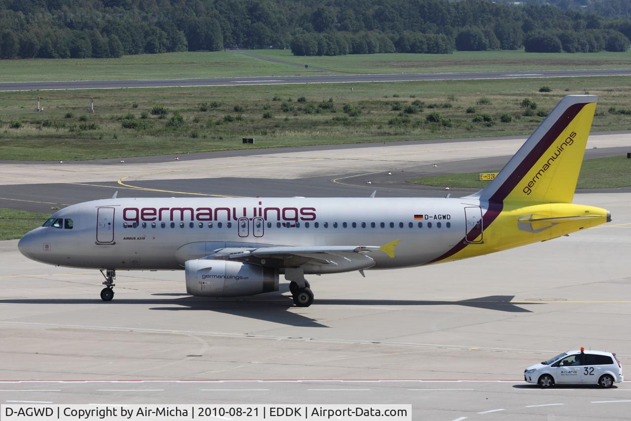 D-AGWD, 2007 Airbus A319-132 C/N 3011, Germanwings, Airbus A319-132, CN: 3011
