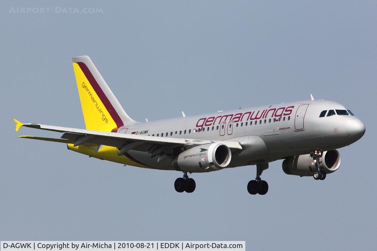 D-AGWK, 2008 Airbus A319-132 C/N 3500, Germanwings, Airbus A319-132, CN: 3500