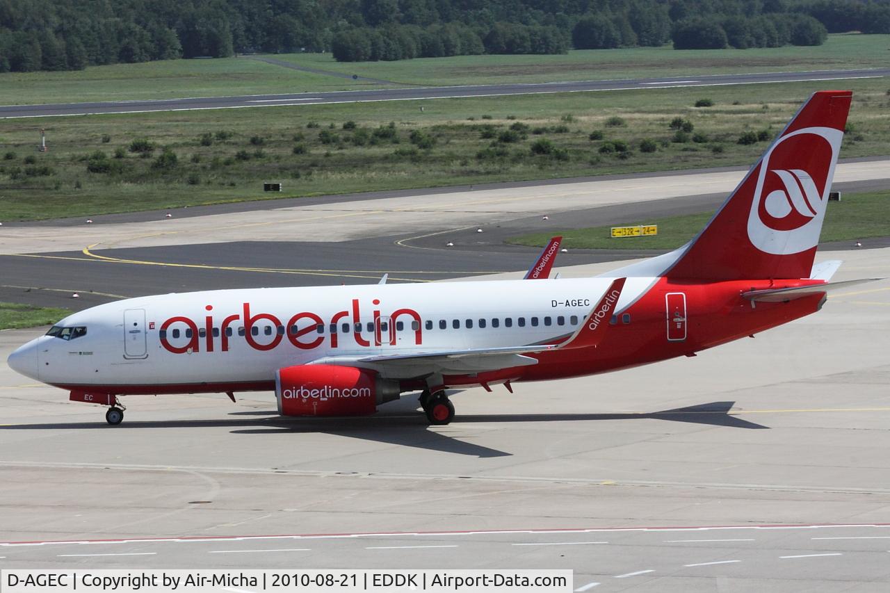 D-AGEC, 2009 Boeing 737-76J C/N 36118, Air Berlin, Boeing 737-76J (WL), CN: 36118/2832