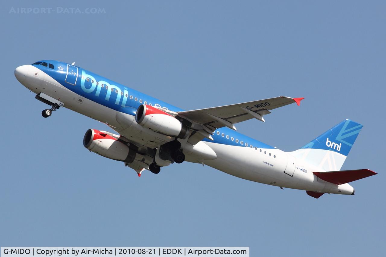 G-MIDO, 2002 Airbus A320-232 C/N 1987, BMI British Midland, Airbus A320-232, CN: 1987