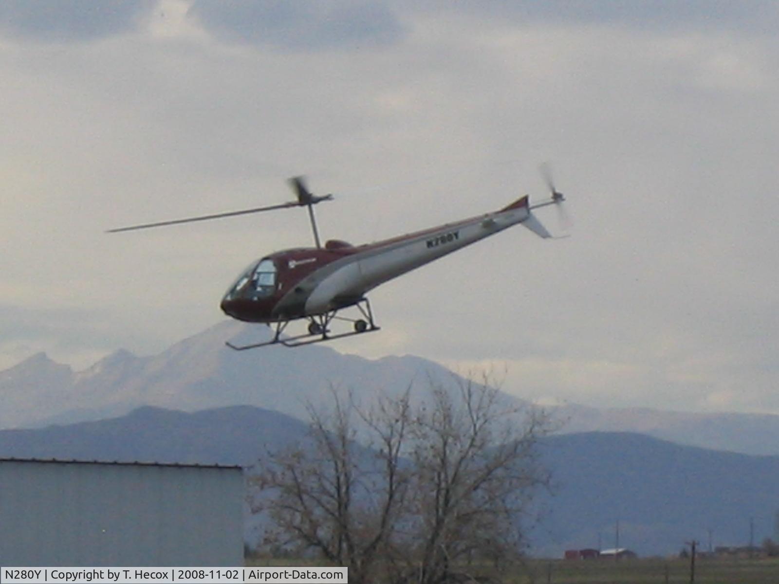 N280Y, 1984 Enstrom 280F Shark C/N 1516, Near Longs Peak Co.