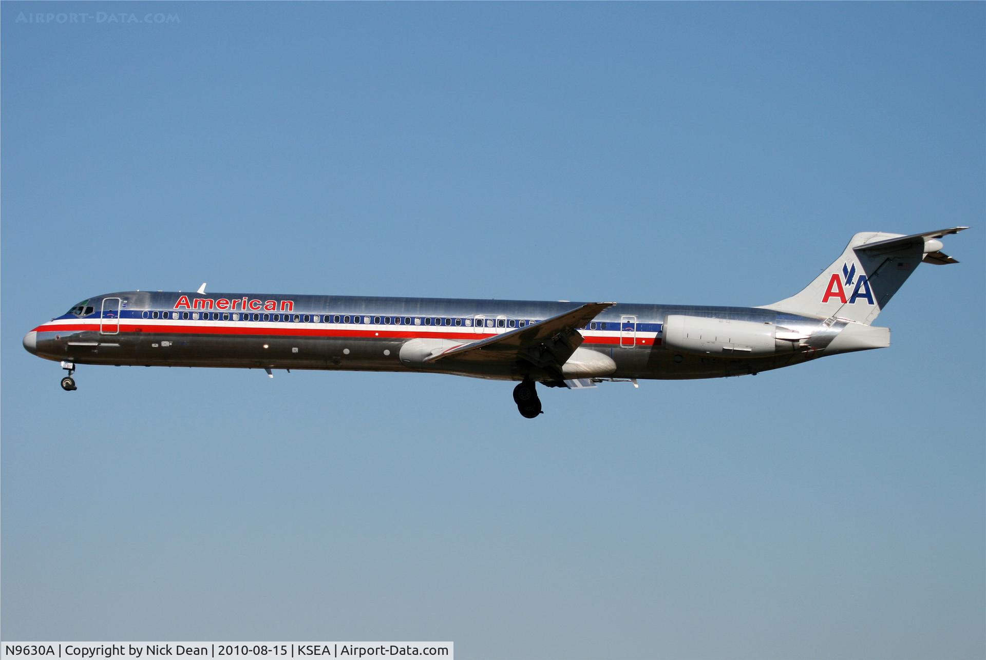 N9630A, 1997 McDonnell Douglas MD-83 (DC-9-83) C/N 53561, KSEA