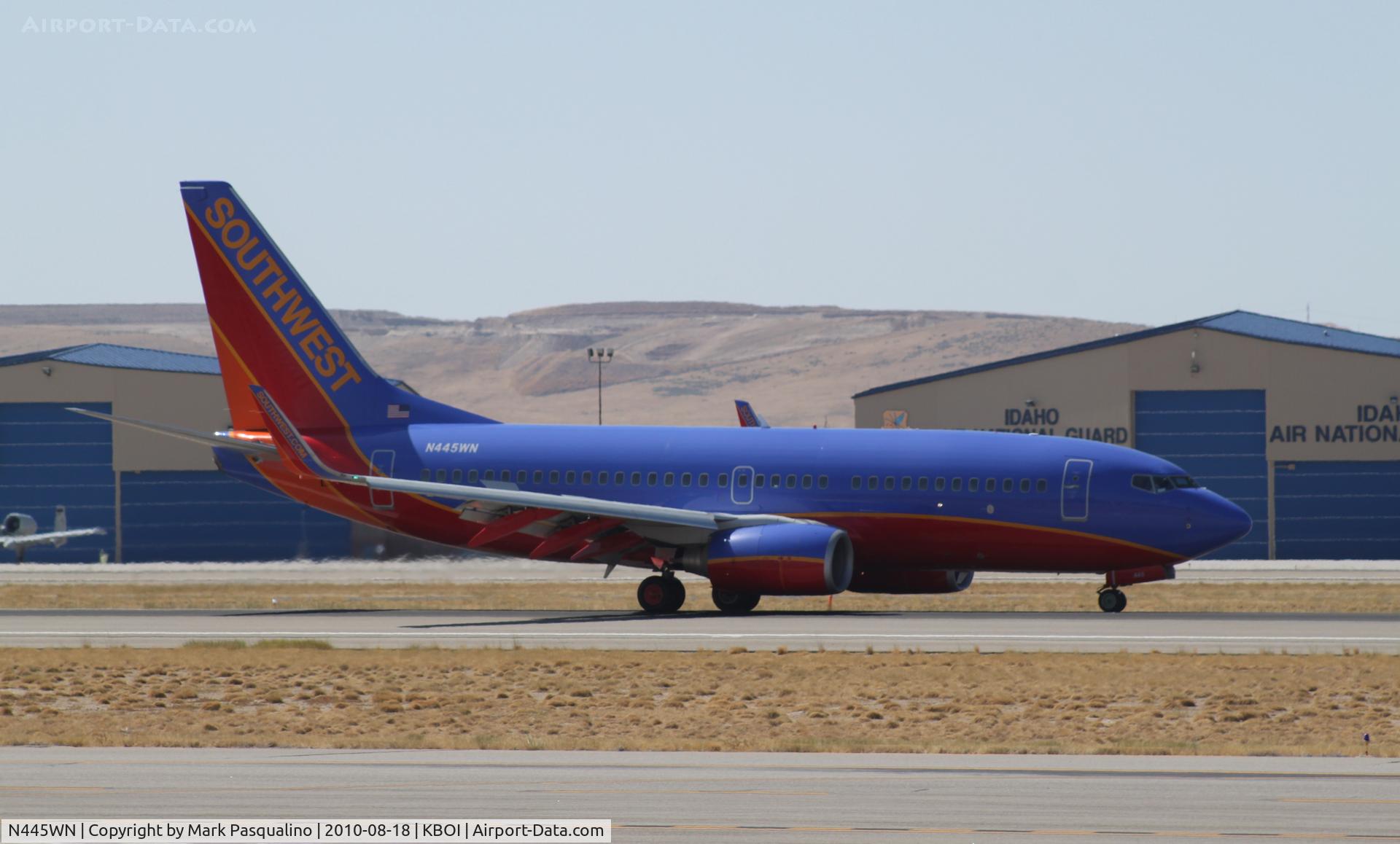 N445WN, 2003 Boeing 737-7H4 C/N 29841, Boeing 737-700
