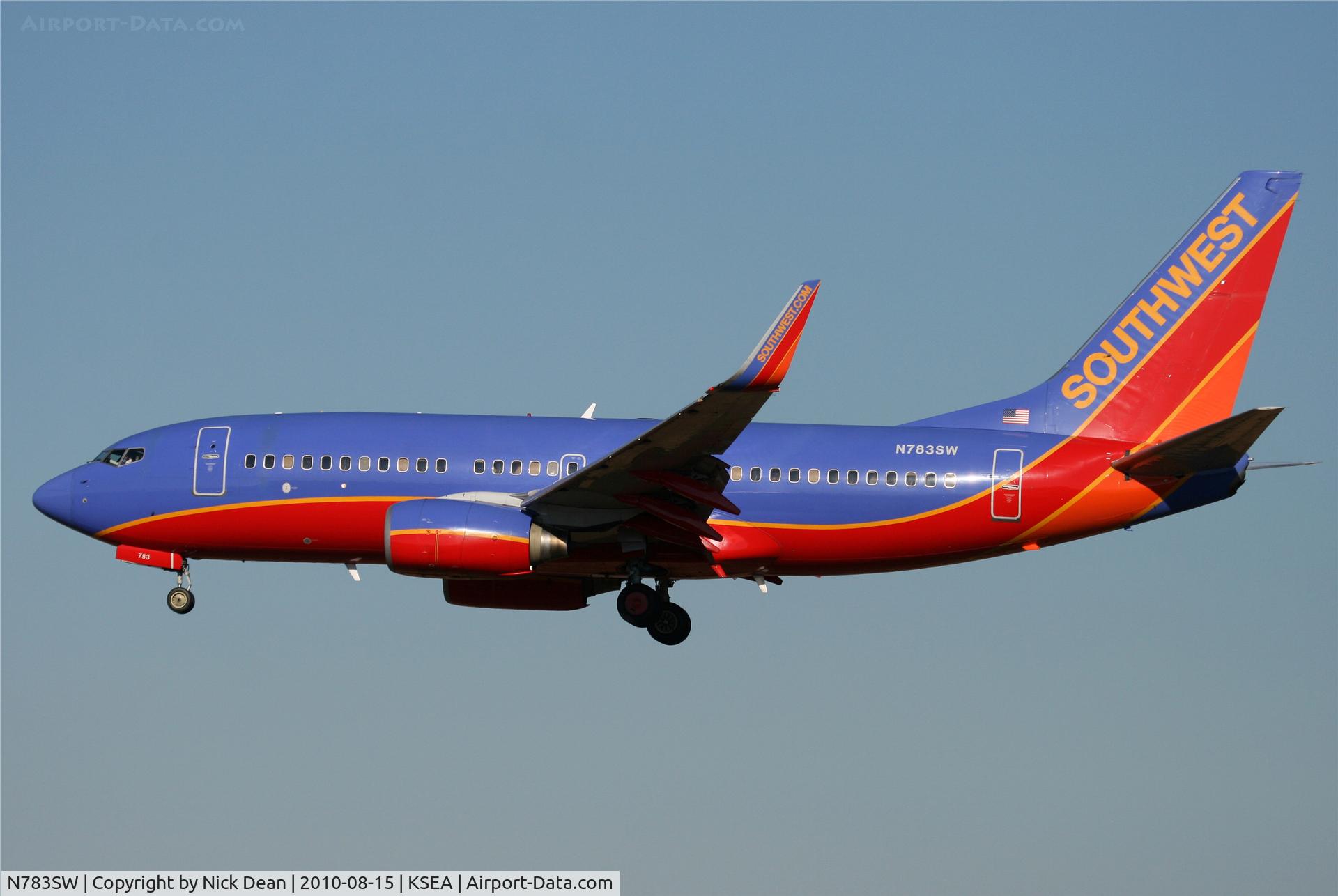 N783SW, 2000 Boeing 737-7H4 C/N 29809, KSEA