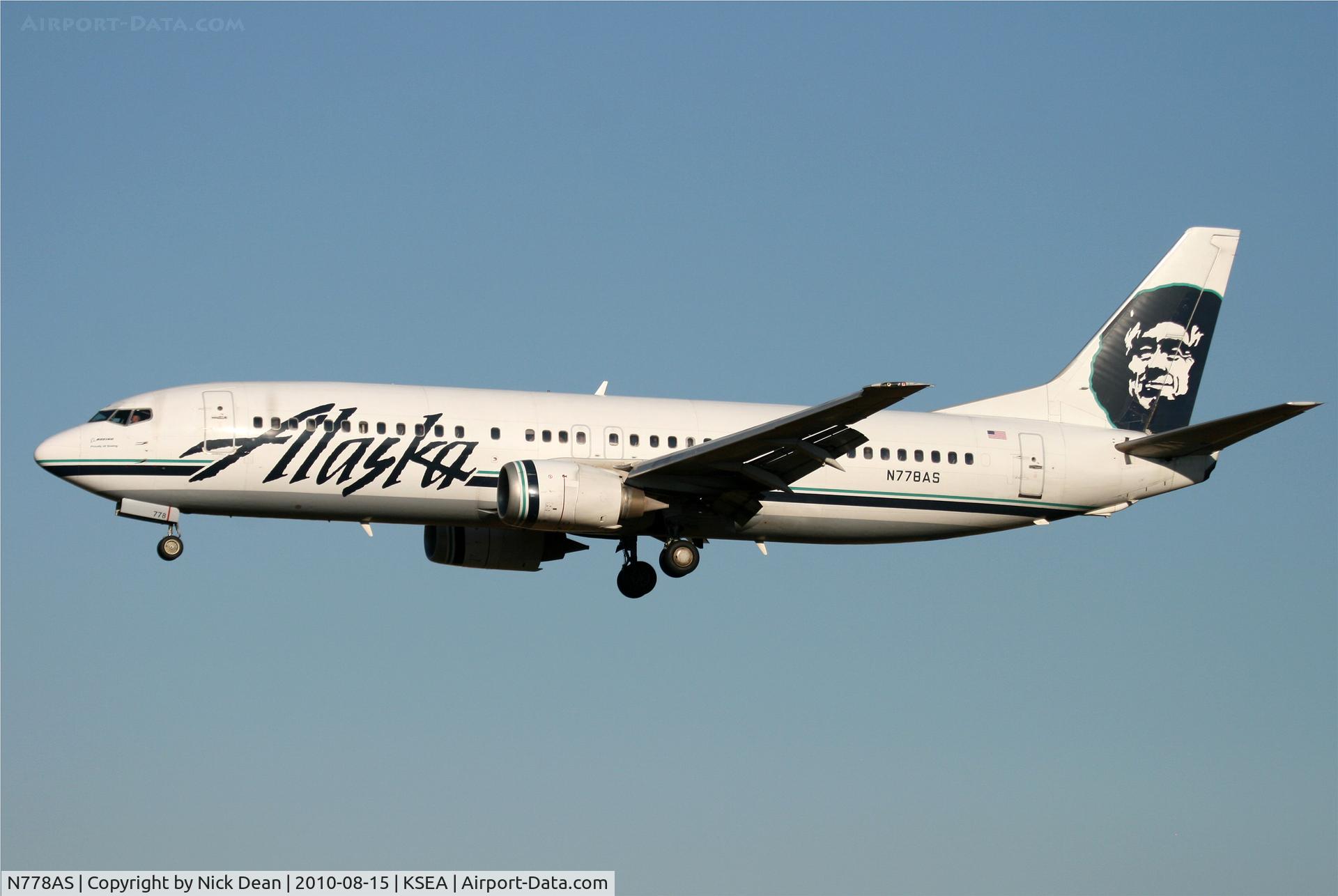 N778AS, 1994 Boeing 737-4Q8 C/N 25110, KSEA