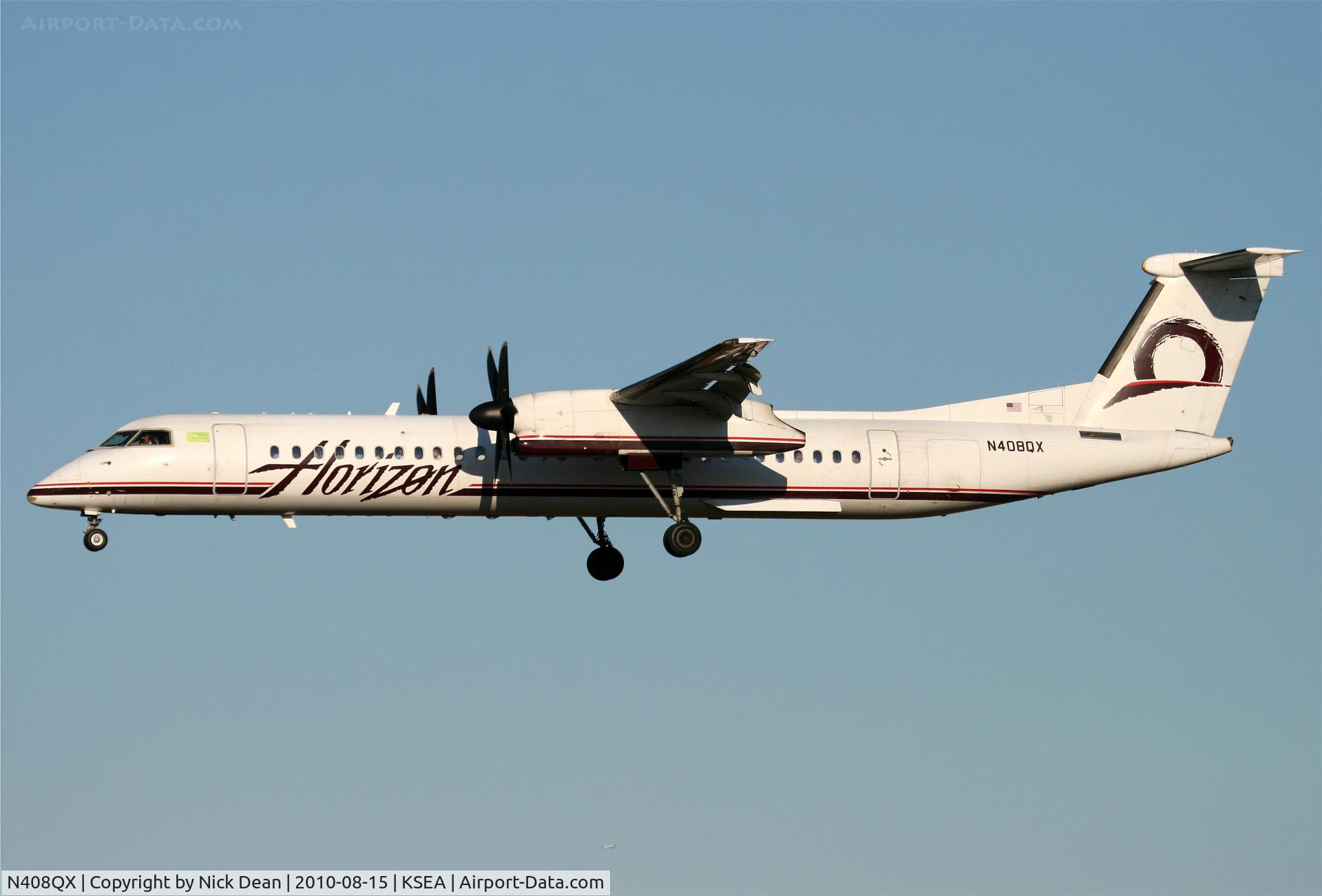 N408QX, 2001 De Havilland Canada DHC-8-402 Dash 8 C/N 4050, KSEA