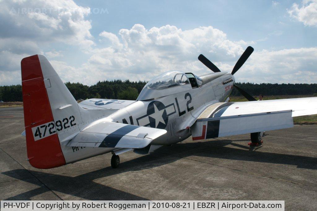 PH-VDF, 1944 North American TF-51D Mustang C/N 122-39381, Fly In Oostmalle.21-08-2010