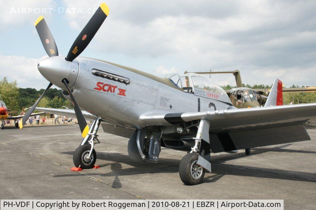 PH-VDF, 1944 North American TF-51D Mustang C/N 122-39381, Fly In Oostmalle.21-08-2010