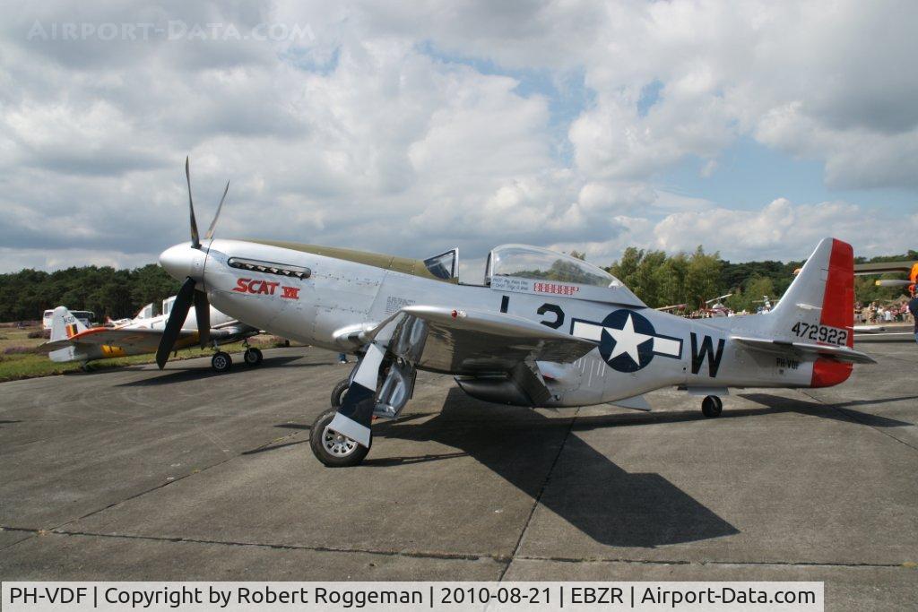 PH-VDF, 1944 North American TF-51D Mustang C/N 122-39381, Fly In Oostmalle.21-08-2010