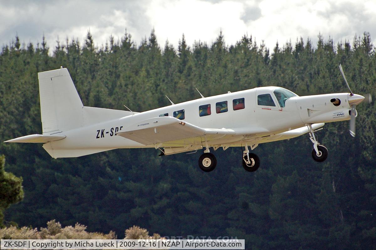 ZK-SDF, Pacific Aerospace 750XL C/N 145, At Taupo