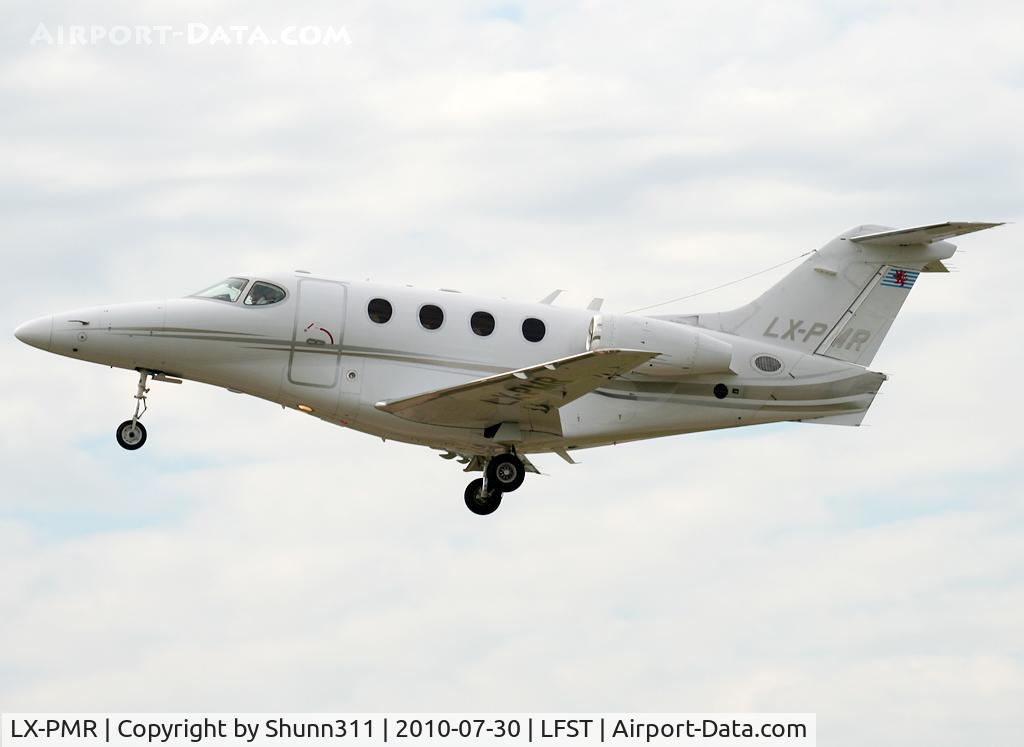 LX-PMR, 2003 Raytheon 390 Premier 1 C/N RB-64, Taking off rwy 23...