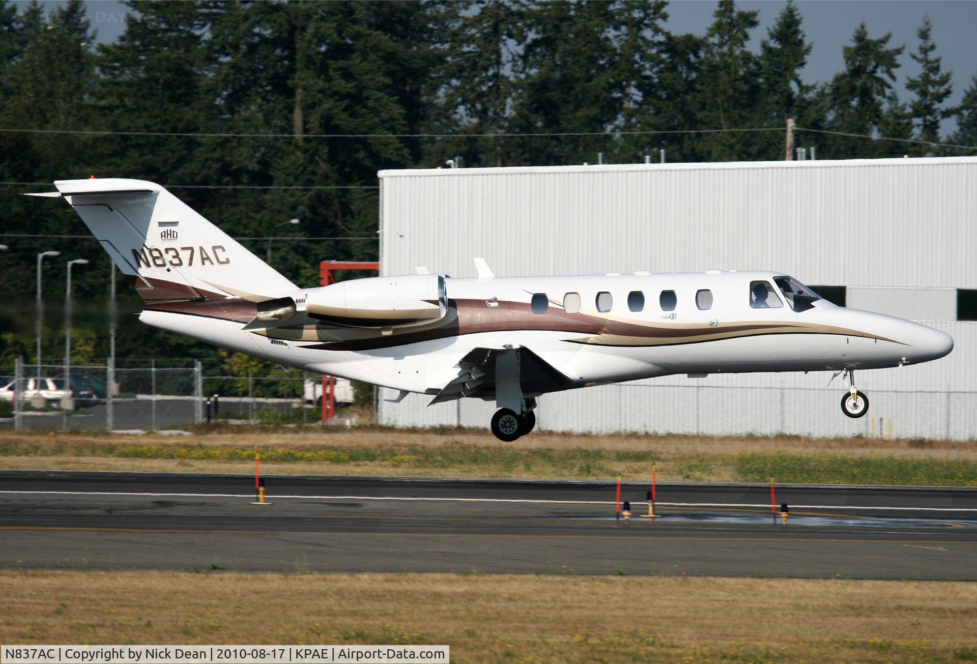 N837AC, 2003 Cessna 525A CitationJet CJ2 C/N 525A-0188, KPAE