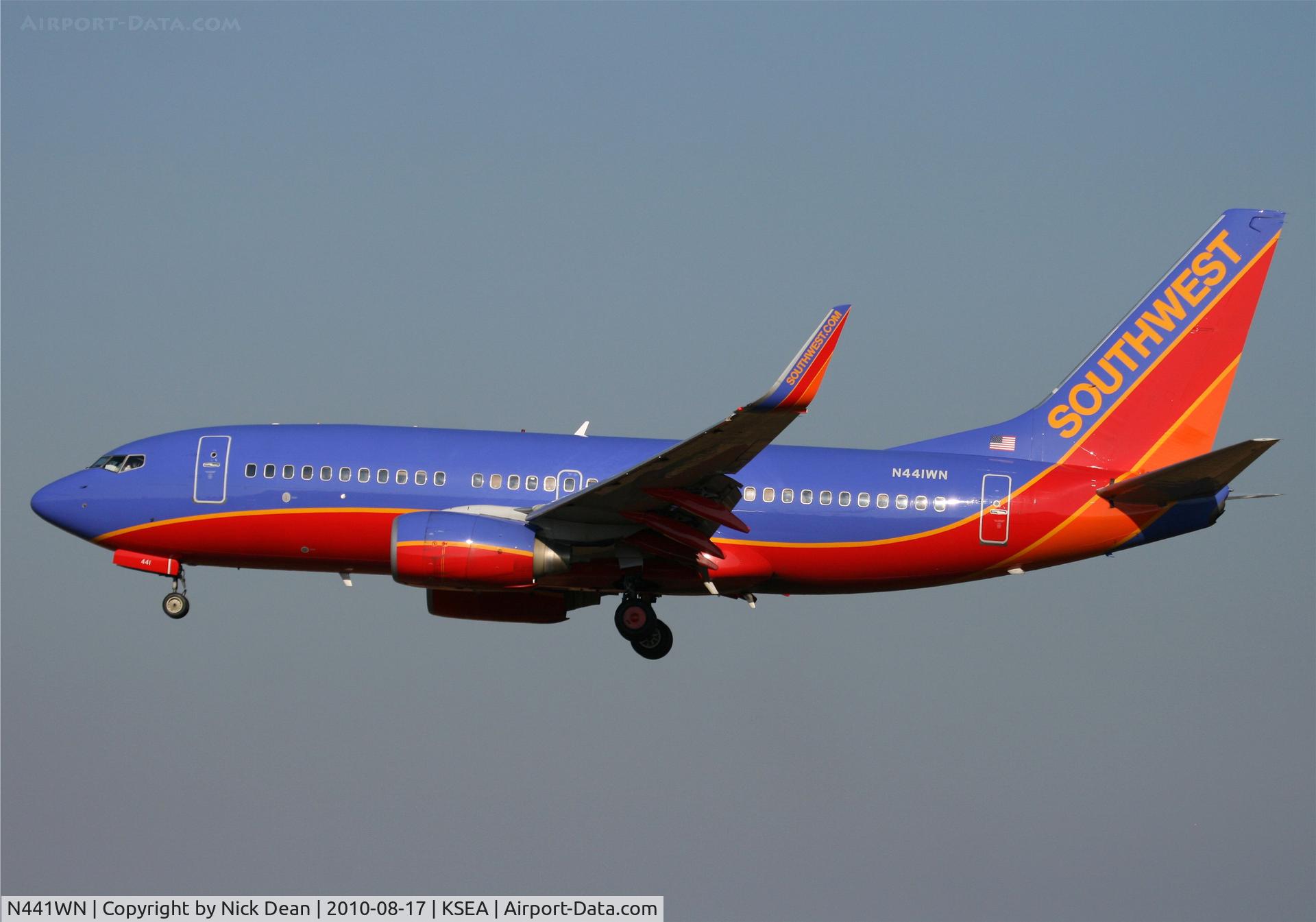 N441WN, 2003 Boeing 737-7H4 C/N 29837, KSEA