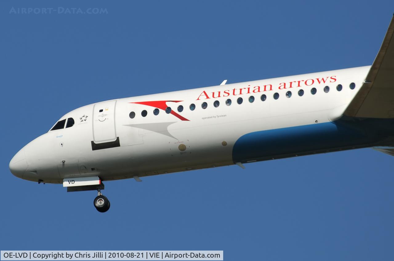 OE-LVD, 1994 Fokker 100 (F-28-0100) C/N 11515, AUA