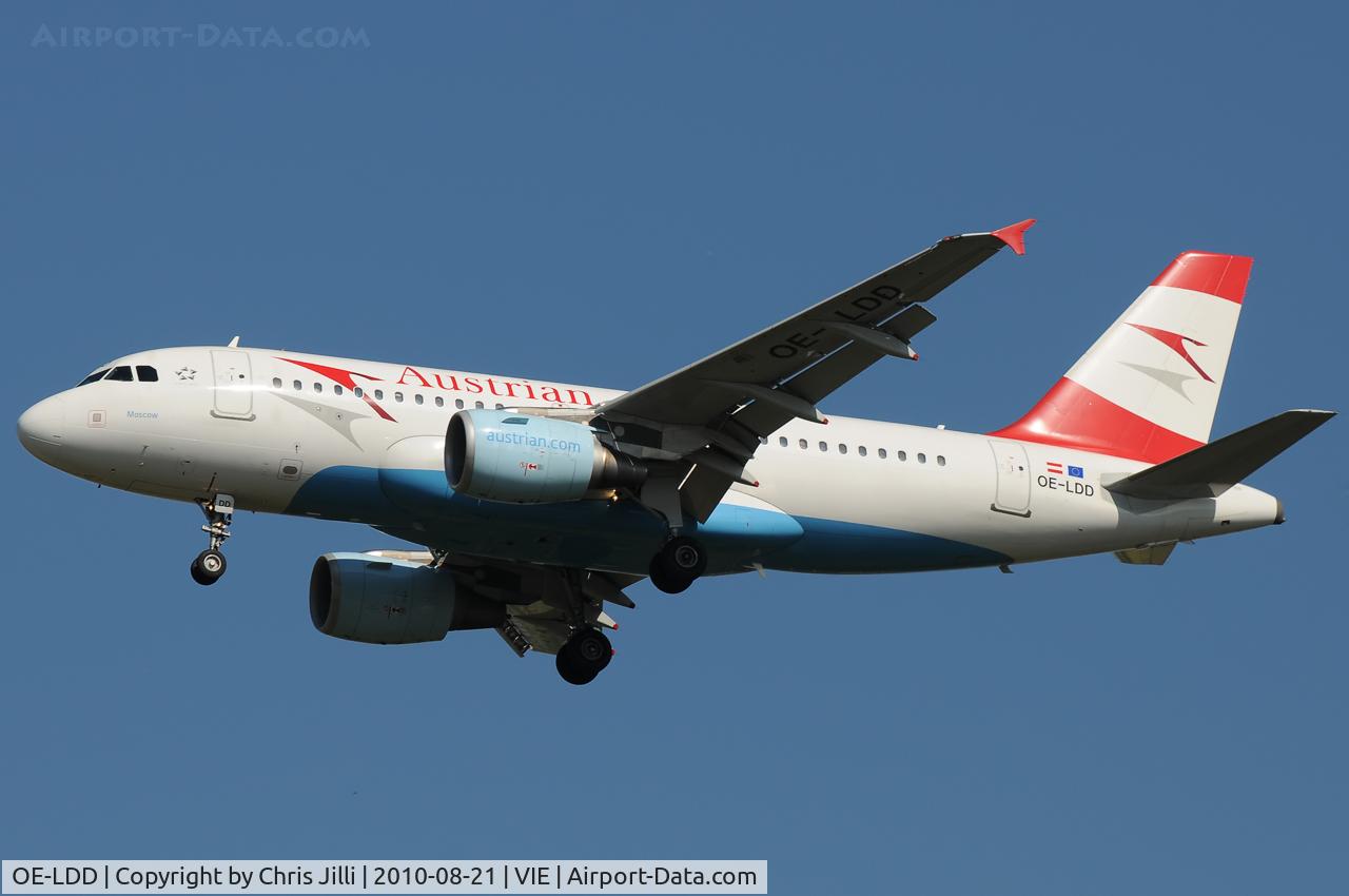 OE-LDD, 2005 Airbus A319-112 C/N 2416, AUA