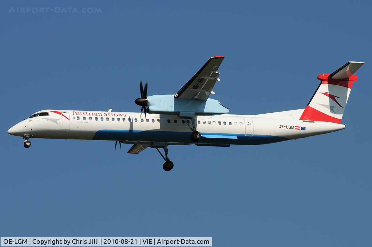 OE-LGM, 2010 De Havilland Canada DHC-8-402Q Dash 8 C/N 4319, AUA