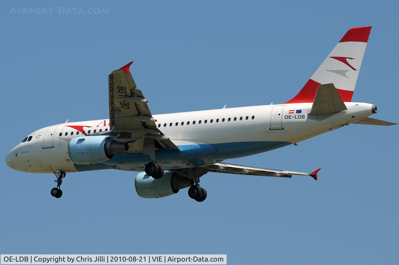 OE-LDB, 2004 Airbus A319-112 C/N 2174, AUA