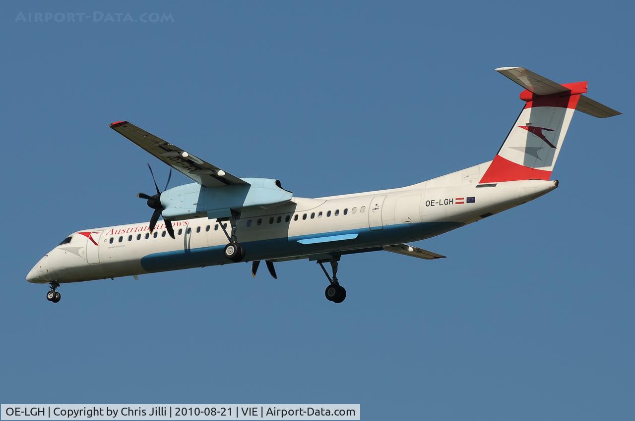 OE-LGH, 2002 De Havilland Canada DHC-8-402Q Dash 8 C/N 4075, AUA