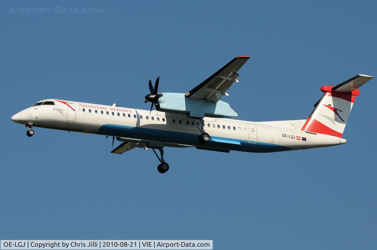 OE-LGJ, 2005 De Havilland Canada DHC-8-402Q Dash 8 C/N 4104, AUA