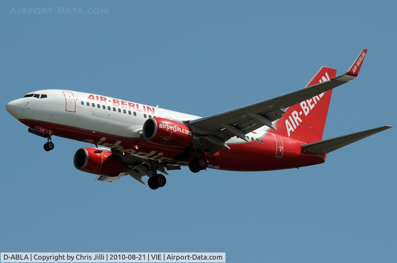 D-ABLA, 2007 Boeing 737-76J C/N 36114, BER