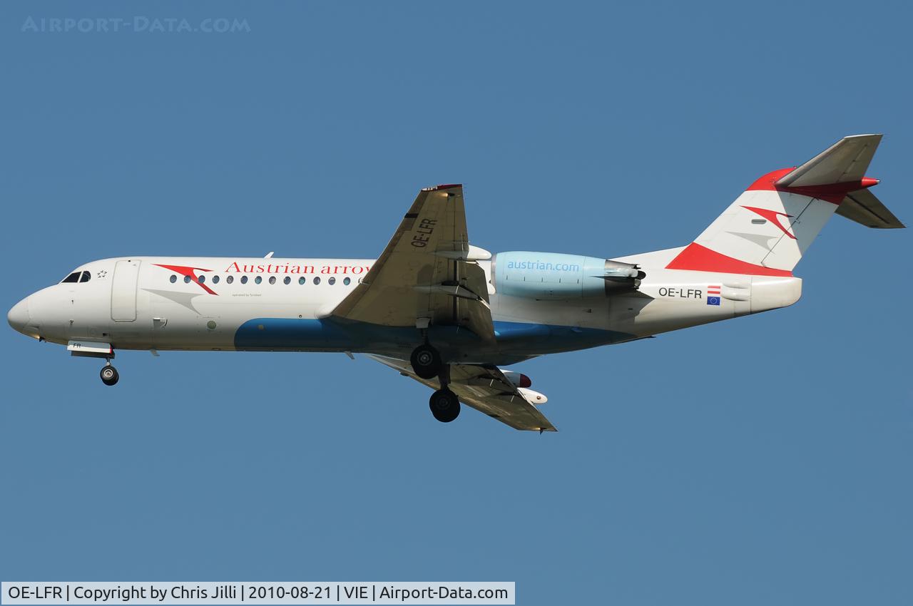 OE-LFR, 1996 Fokker 70 (F-28-0070) C/N 11572, AUA