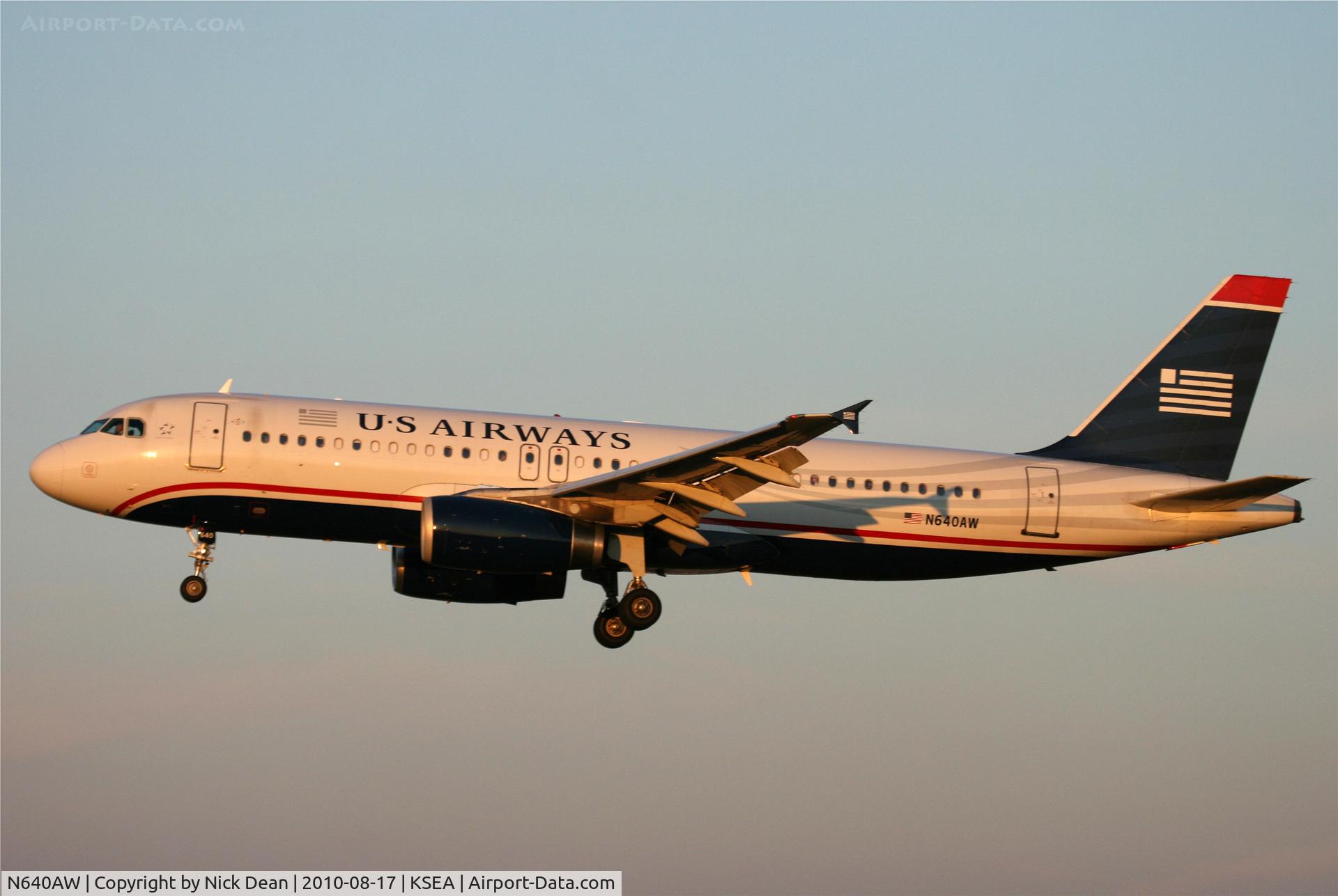 N640AW, 1994 Airbus A320-232 C/N 448, KSEA