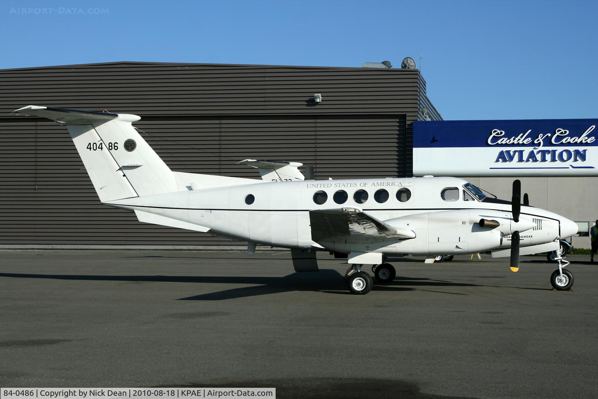84-0486, 1984 Beech C-12F Huron C/N BL-120, KPAE