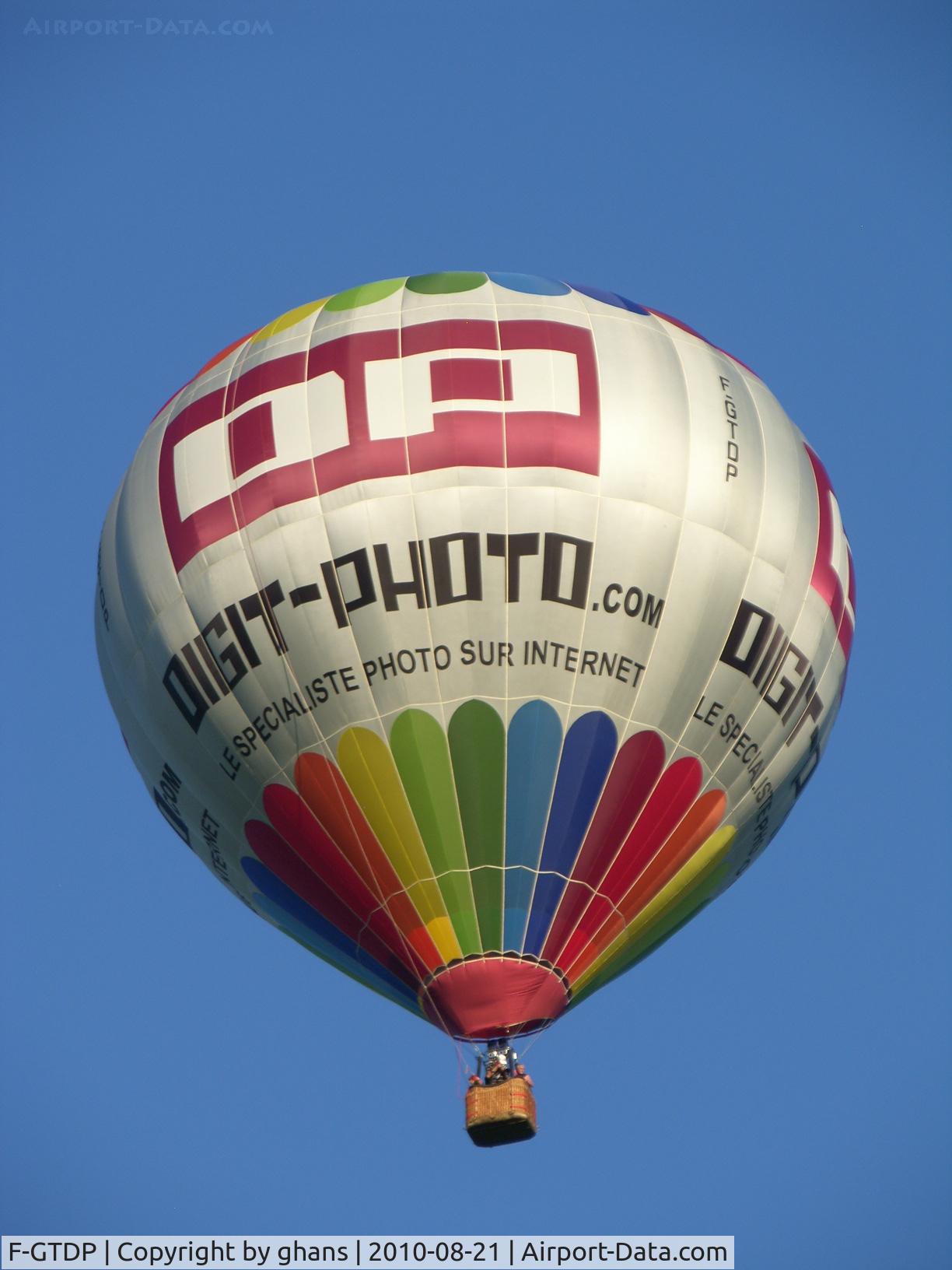 F-GTDP, Llopis Balloons MA 30 C/N 180, I flew in this balloon 2010/08/21
