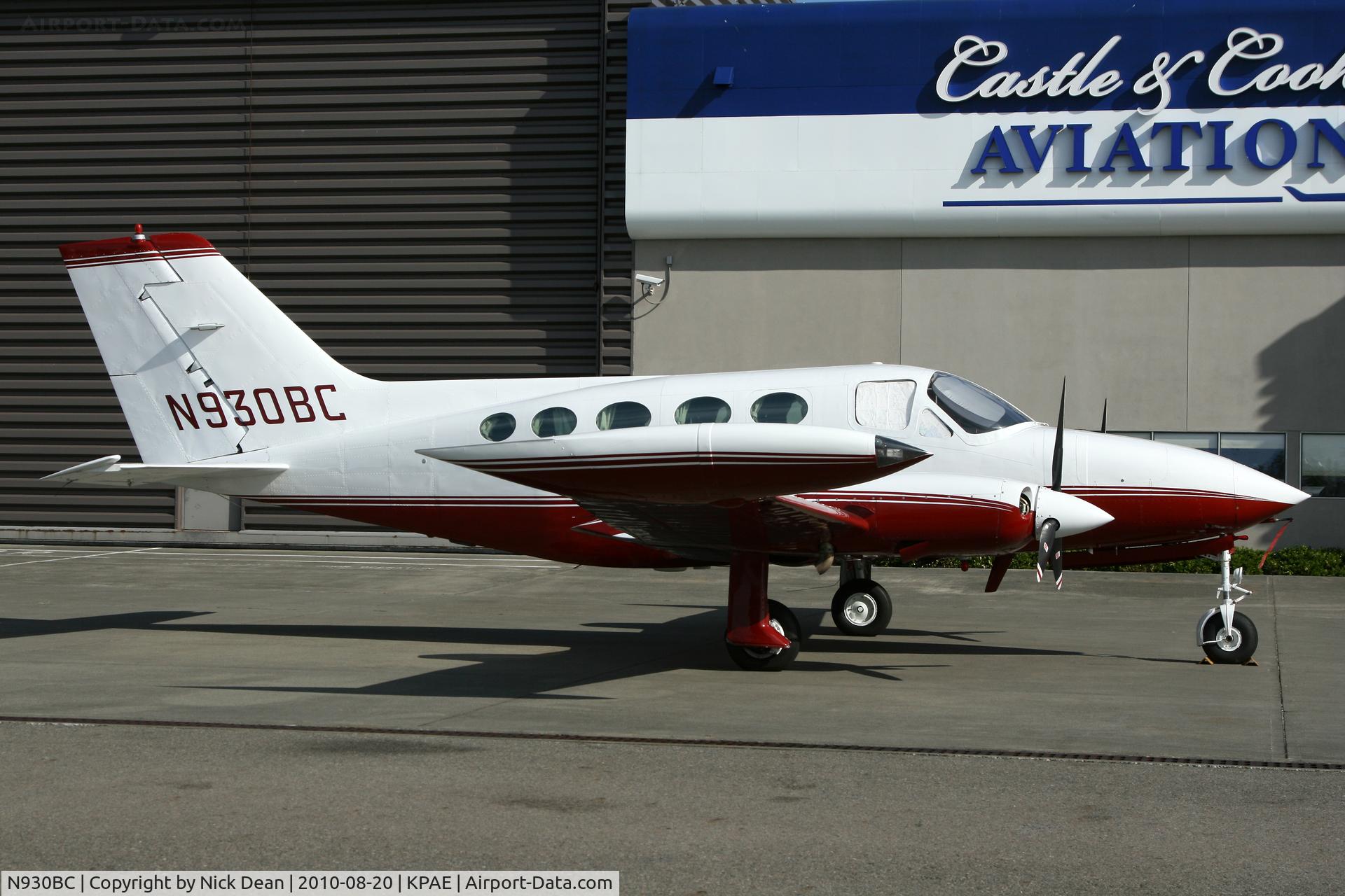 N930BC, 1974 Cessna 414 Chancellor C/N 414-0538, KPAE