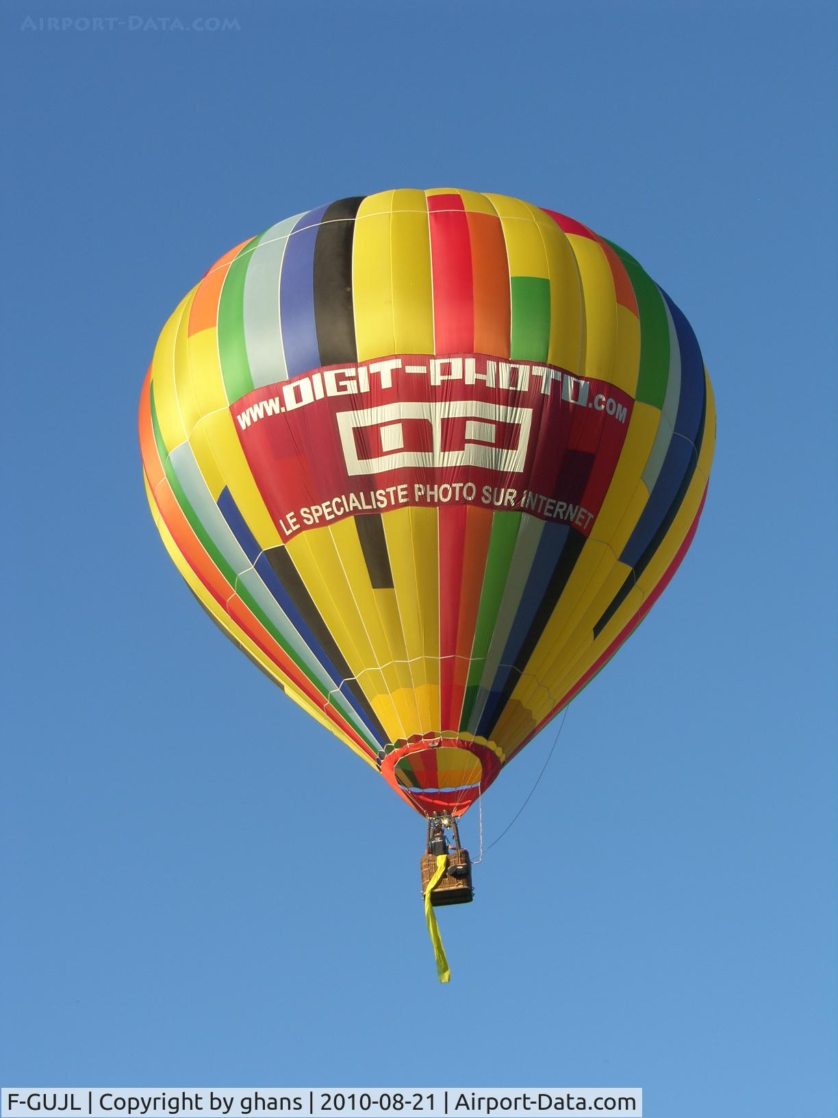F-GUJL, Pilatre De Rozier Siga MA 22 C/N 126, @ Hotton 2010