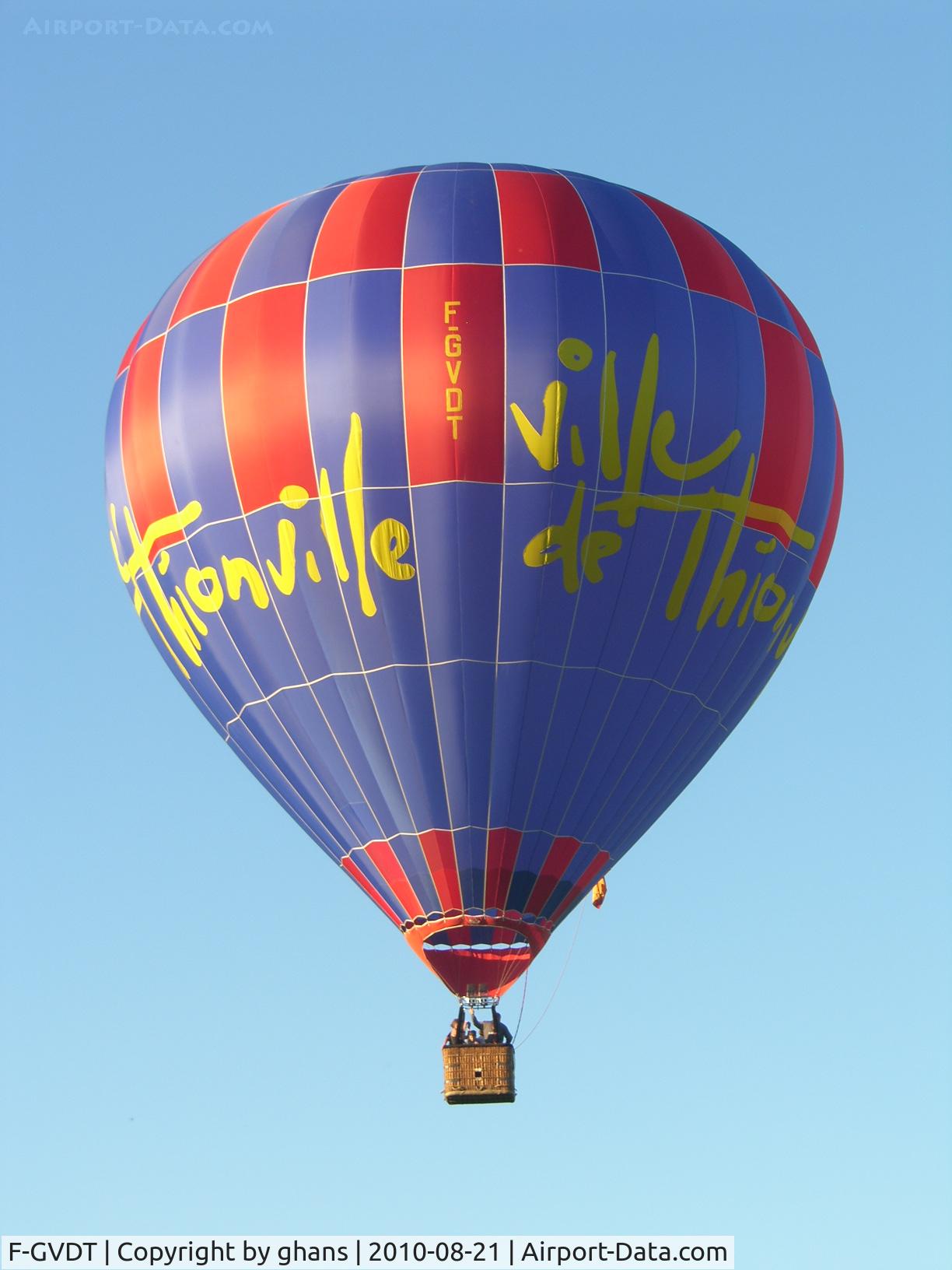 F-GVDT, Pilatre De Rozier Siga MA 26 C/N 149, @ Hotton 2010