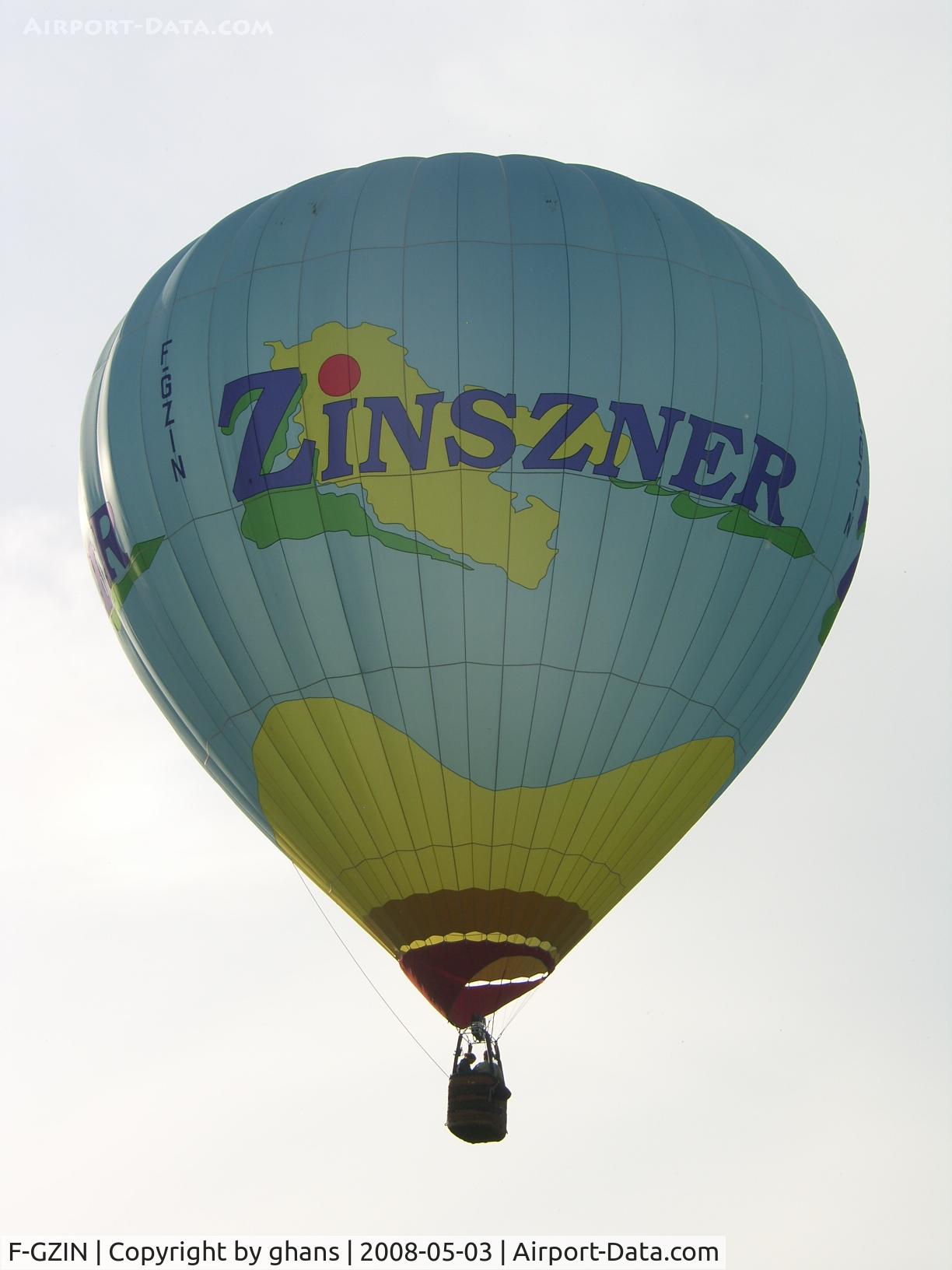 F-GZIN, Pilatre De Rozier Siga MA 26 C/N 159, Villeneuve d'Ascq