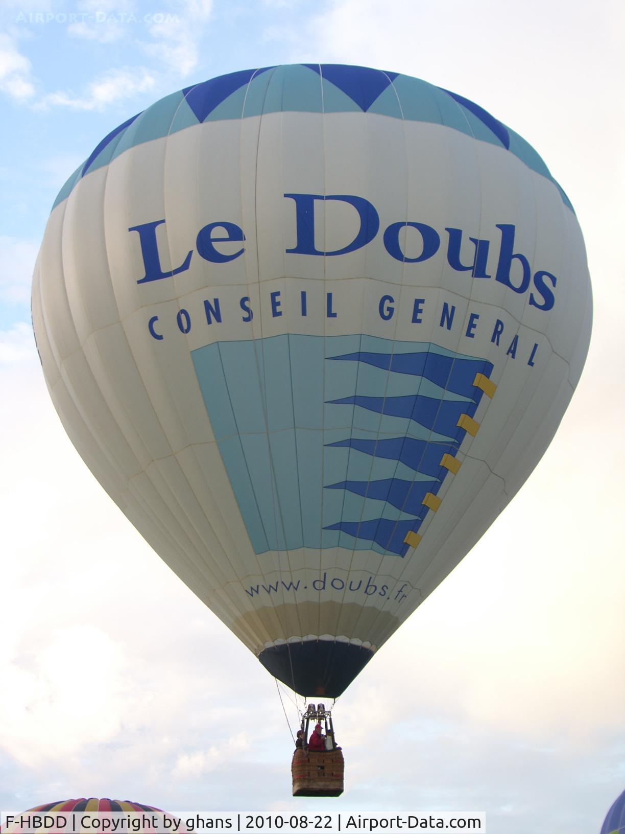 F-HBDD, 2008 Llopis Balloons MA 26 C/N 192, @ Hotton 2010