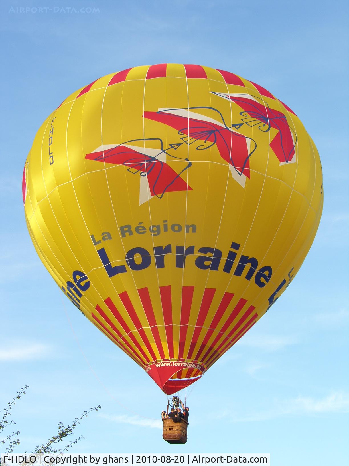 F-HDLO, Llopis Balloons MA 30 C/N 201, @ Hotton 2010