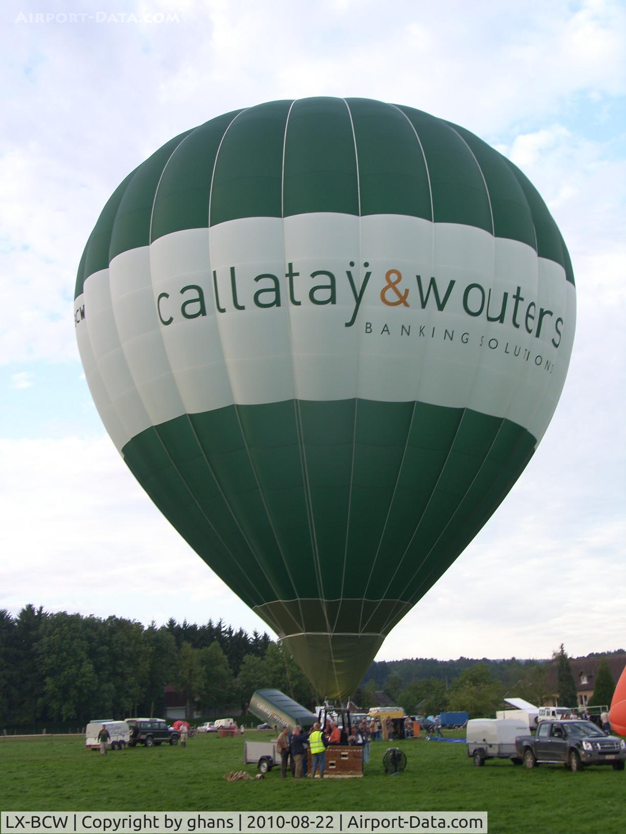 LX-BCW, Cameron Balloons Z-120 C/N 11374, @ Hotton 2010
