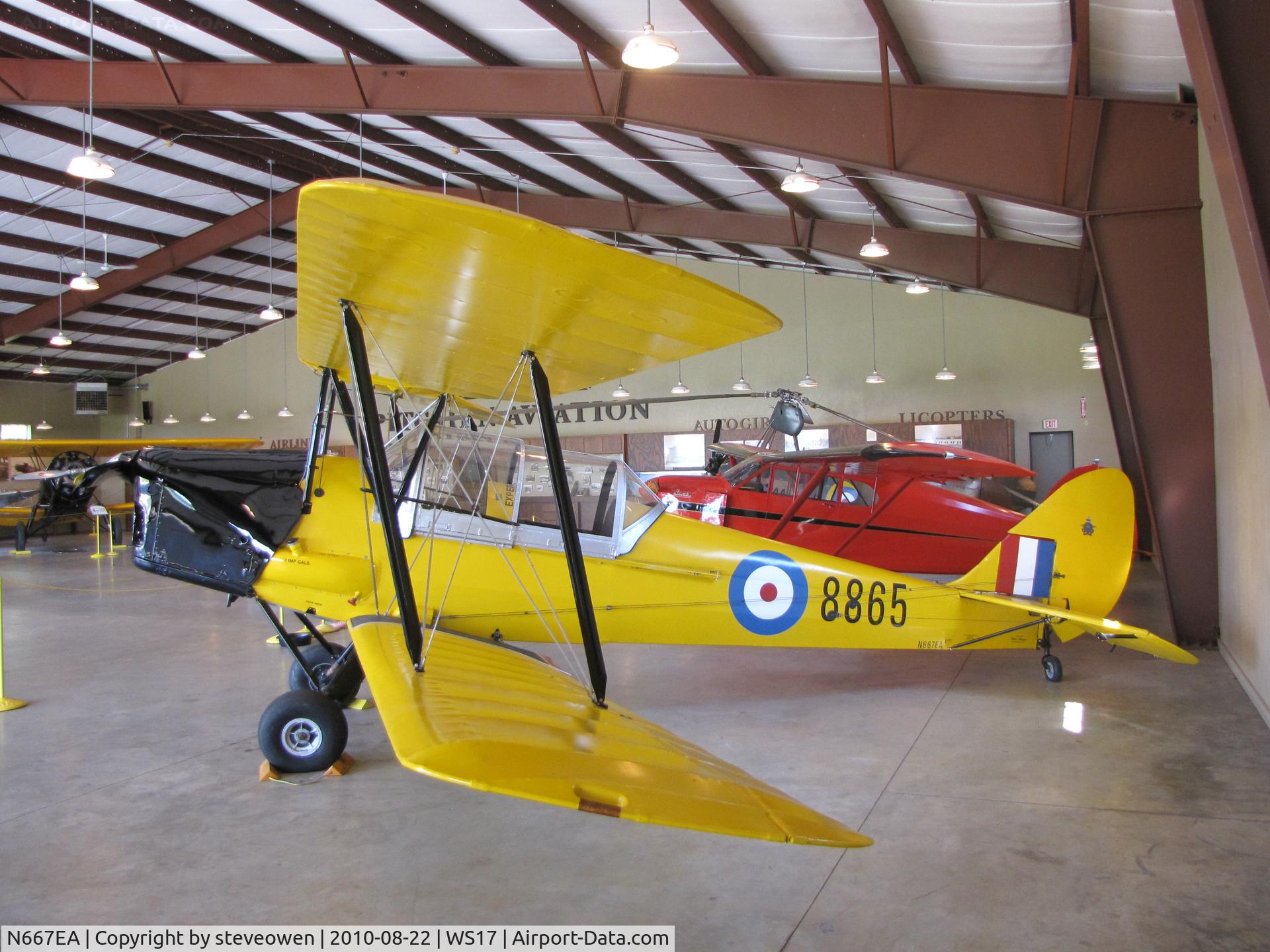 N667EA, 1942 De Havilland Canada DH-82C Tiger Moth C/N DHC1667, @ the Pioneer Airport EAA Museum Oshkosh WI USA