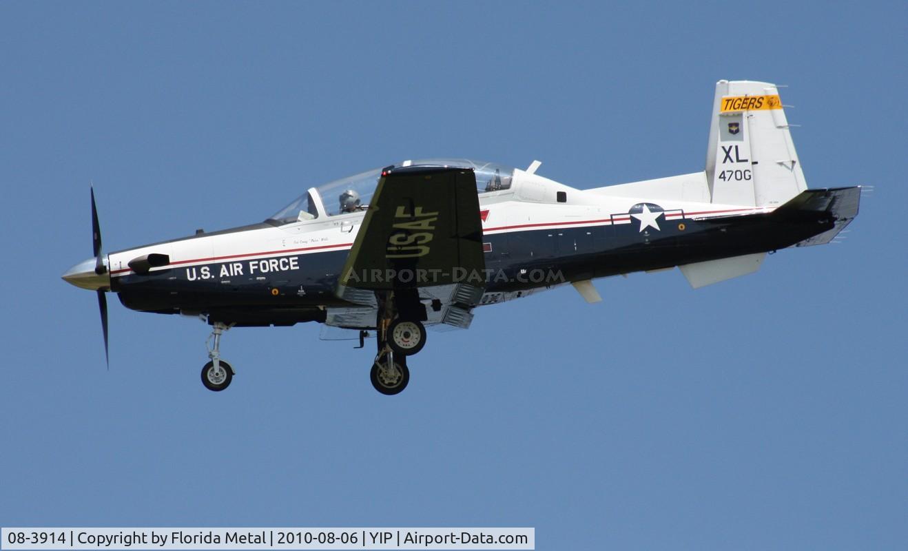 08-3914, 2008 Raytheon T-6A Texan II C/N PT-473, T-6A Texan II