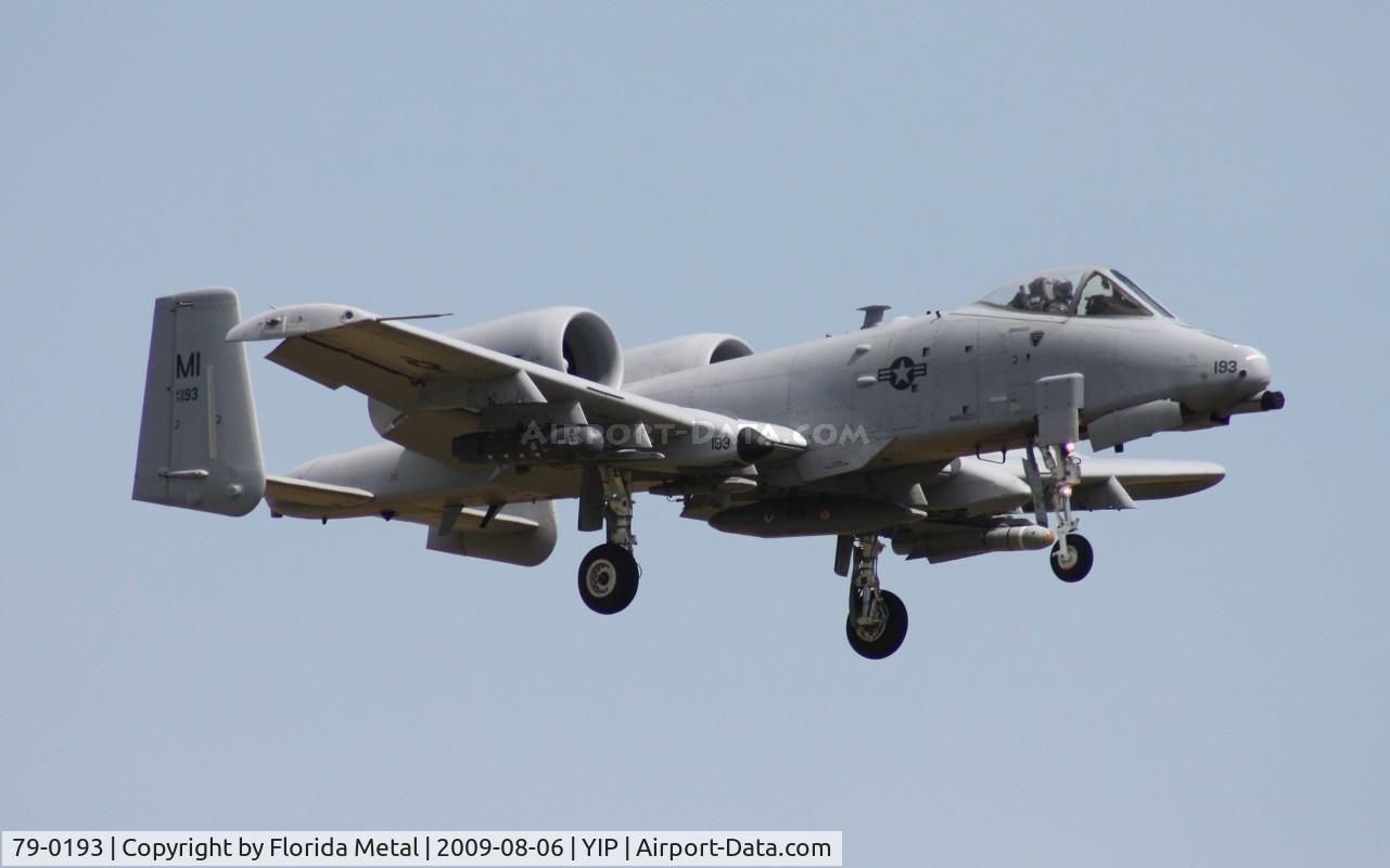 79-0193, 1979 Fairchild Republic A-10C Thunderbolt II C/N A10-0457, A-10
