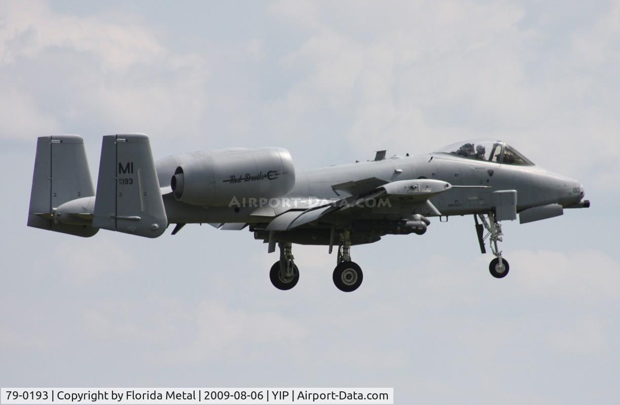 79-0193, 1979 Fairchild Republic A-10C Thunderbolt II C/N A10-0457, A-10