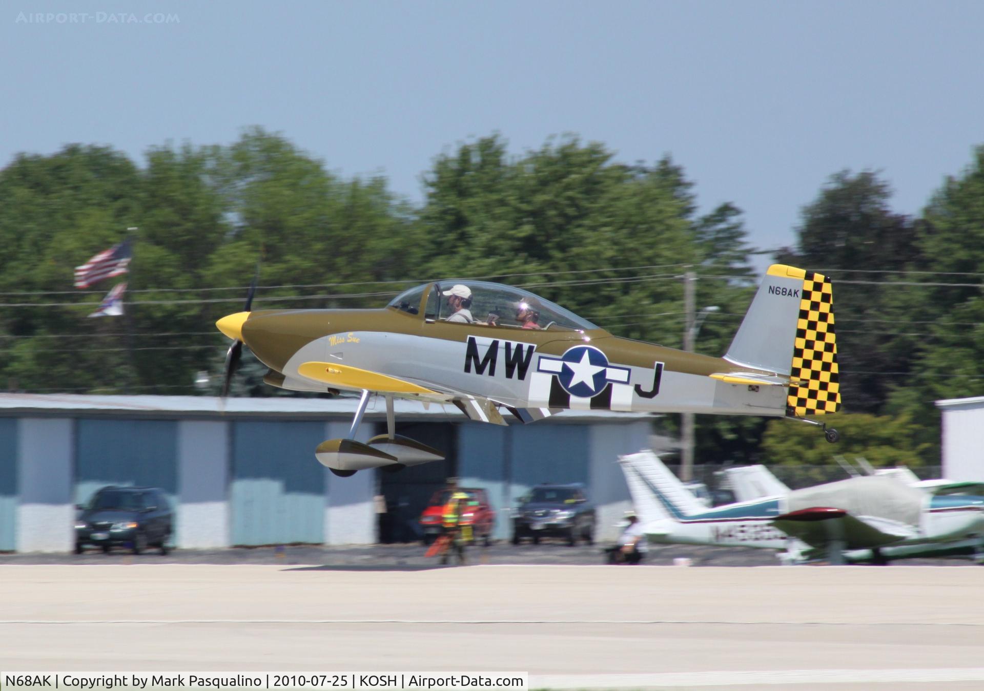 N68AK, 2005 Vans RV-8 C/N 80749, RV-8