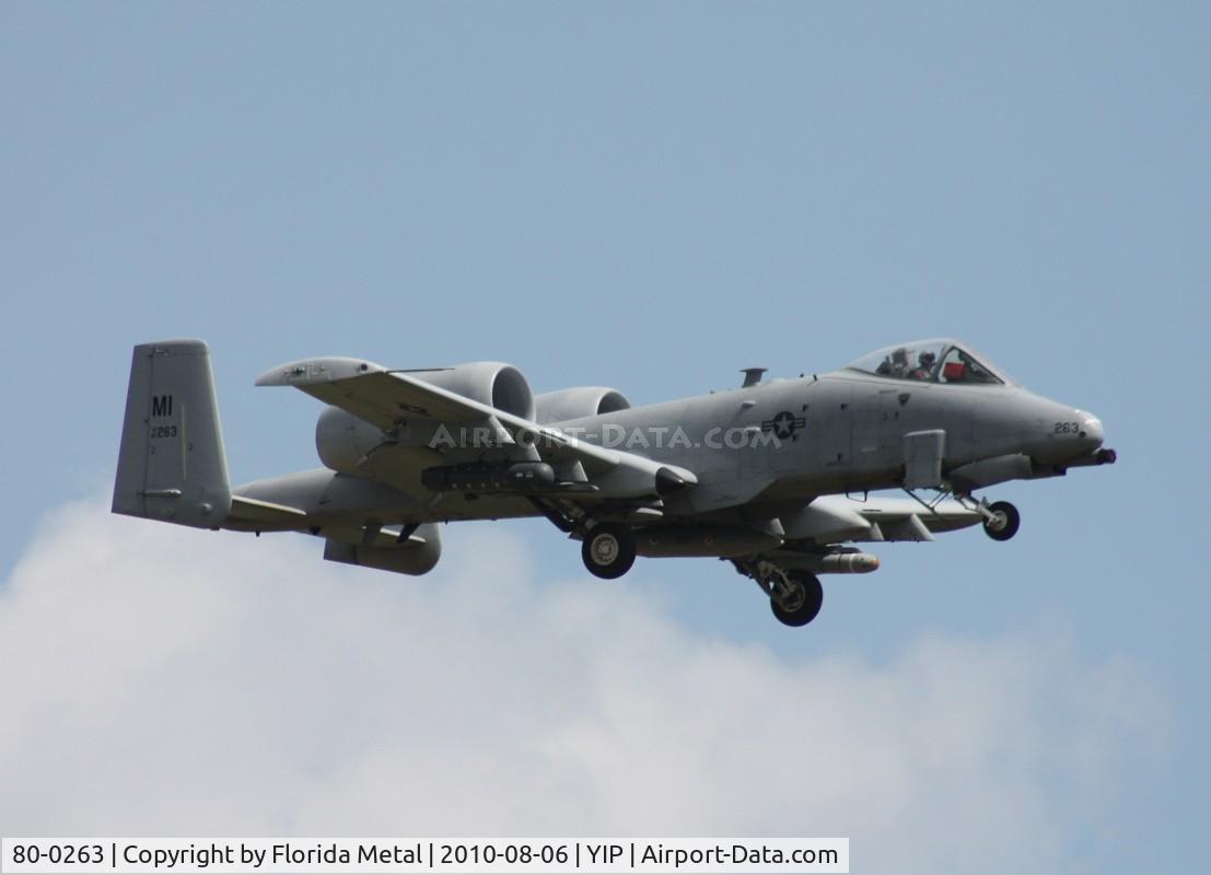 80-0263, 1980 Fairchild Republic A-10C Thunderbolt II C/N A10-0613, A-10