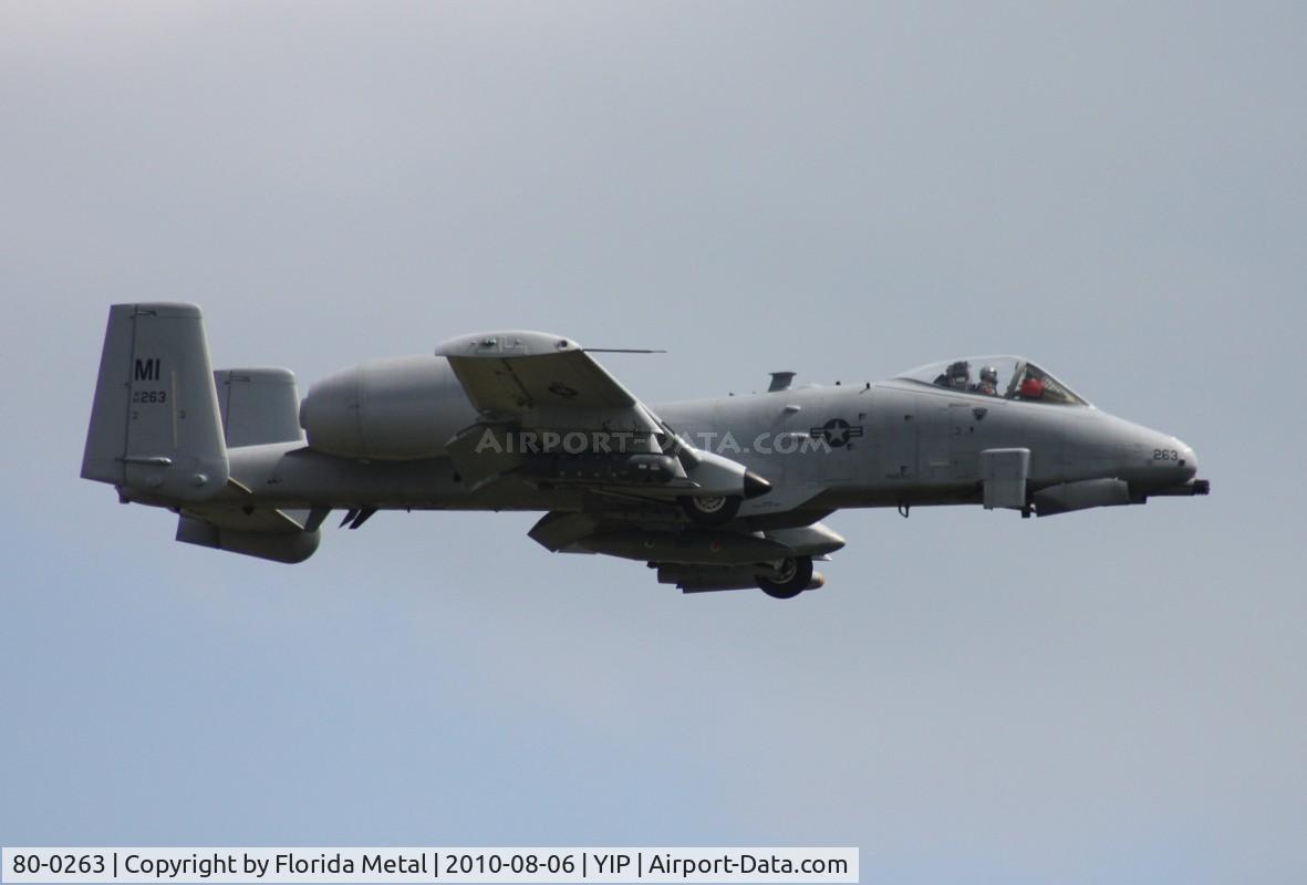 80-0263, 1980 Fairchild Republic A-10C Thunderbolt II C/N A10-0613, A-10