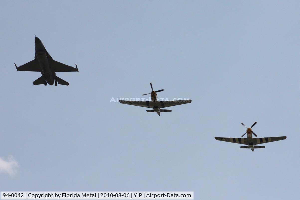 94-0042, Lockheed F-16CM Fighting Falcon C/N CC-194, Heritage flight practice