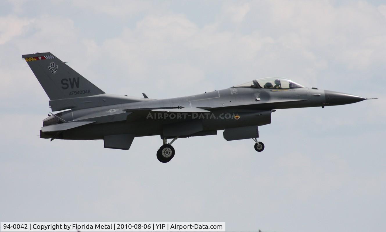 94-0042, Lockheed F-16CM Fighting Falcon C/N CC-194, F-16