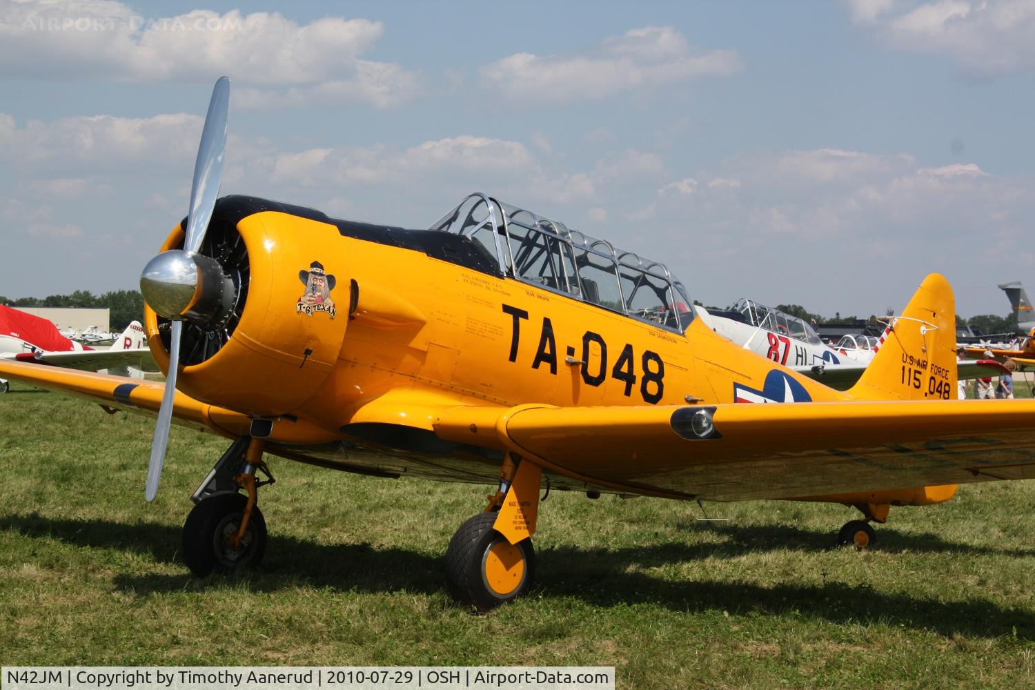 N42JM, North American T-6G Texan C/N 182-735, North American-buehn T-6G, c/n: 182-735