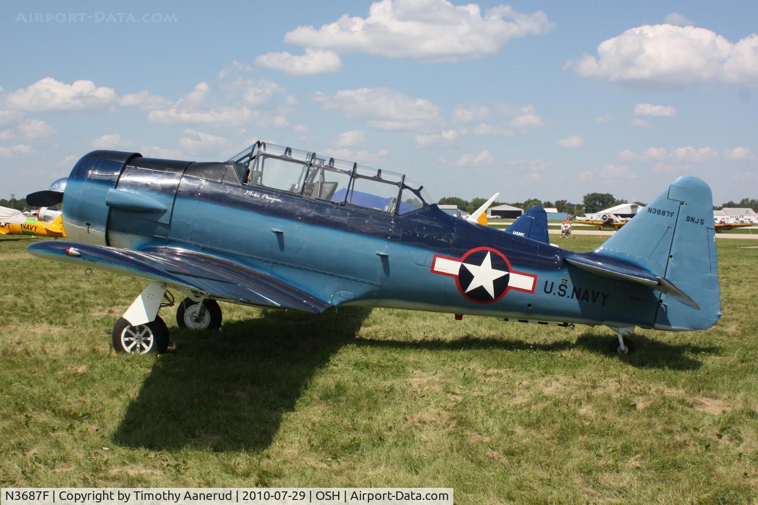 N3687F, 1958 North American SNJ-5 Texan Texan C/N 88-15902, 1958 North American SNJ-5, c/n: 88-15902
