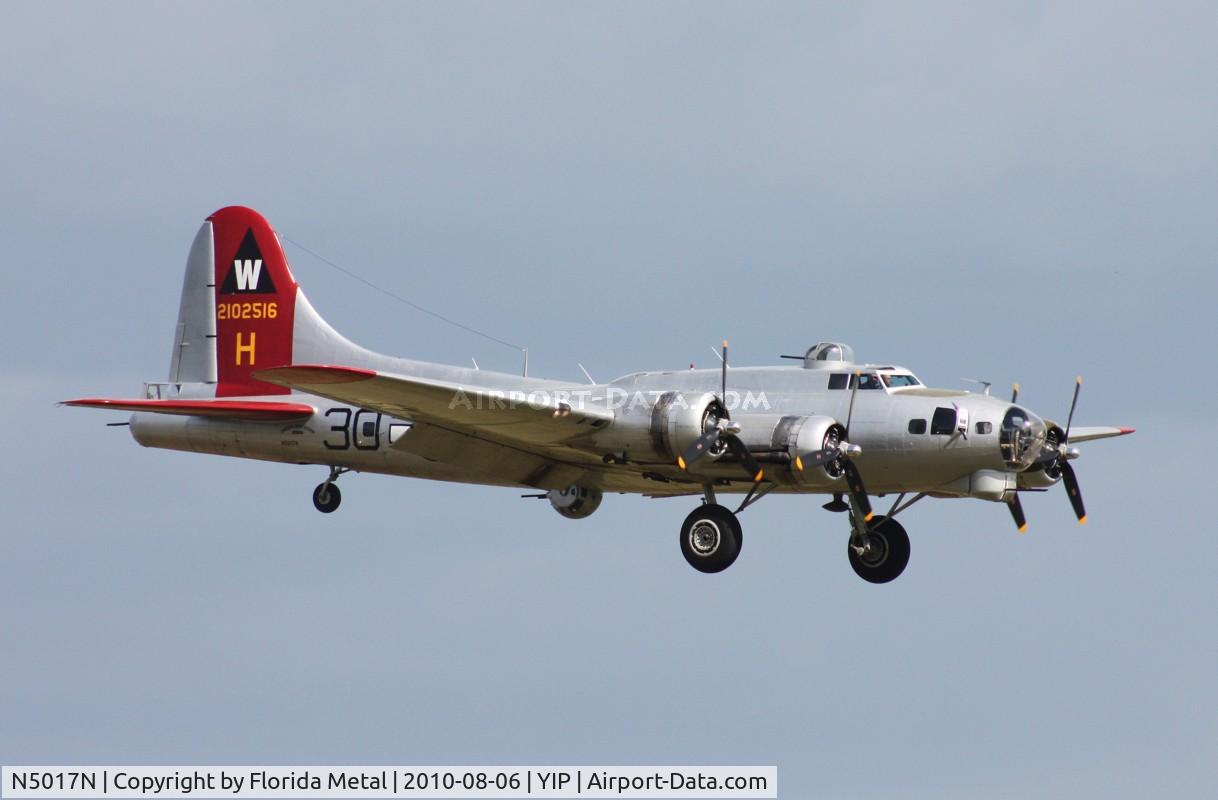 N5017N, 1944 Lockheed/Vega (Boeing) B-17G-105-VE Flying Fortress C/N 8649, Aluminum Overcast