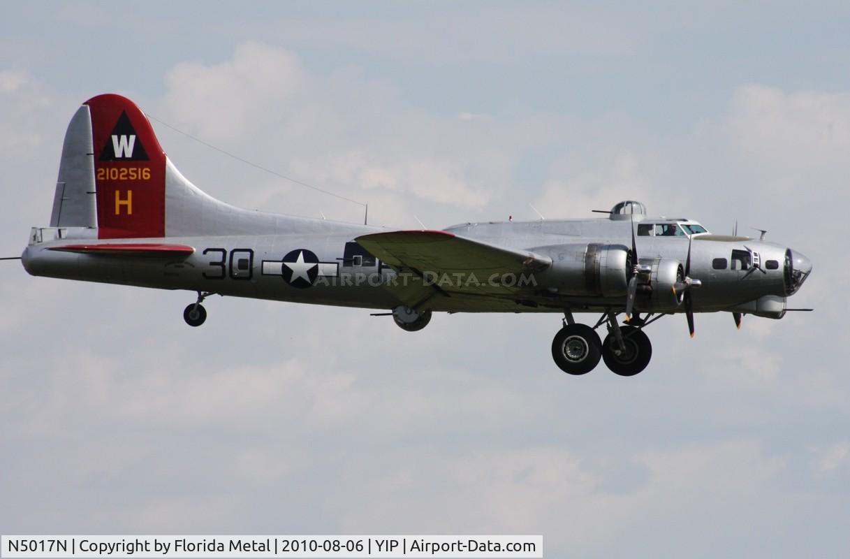 N5017N, 1944 Lockheed/Vega (Boeing) B-17G-105-VE Flying Fortress C/N 8649, Aluminum Overcast