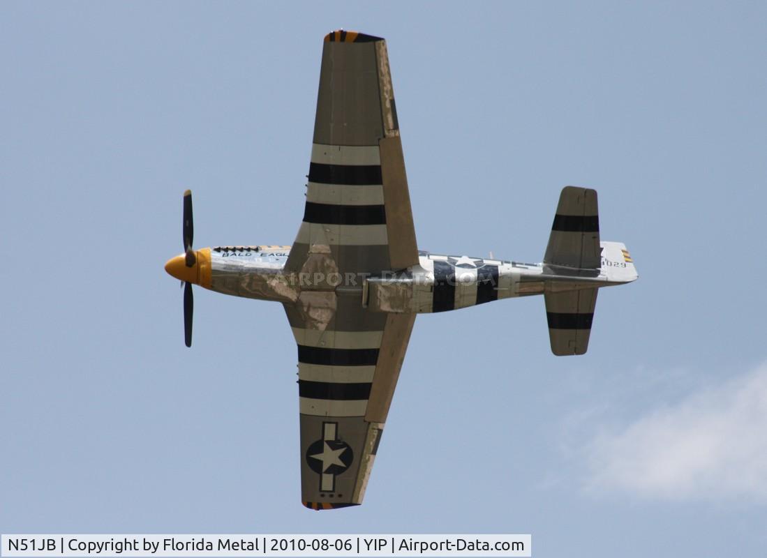 N51JB, 1944 North American P-51D Mustang C/N 122-39488, Bald Eagle