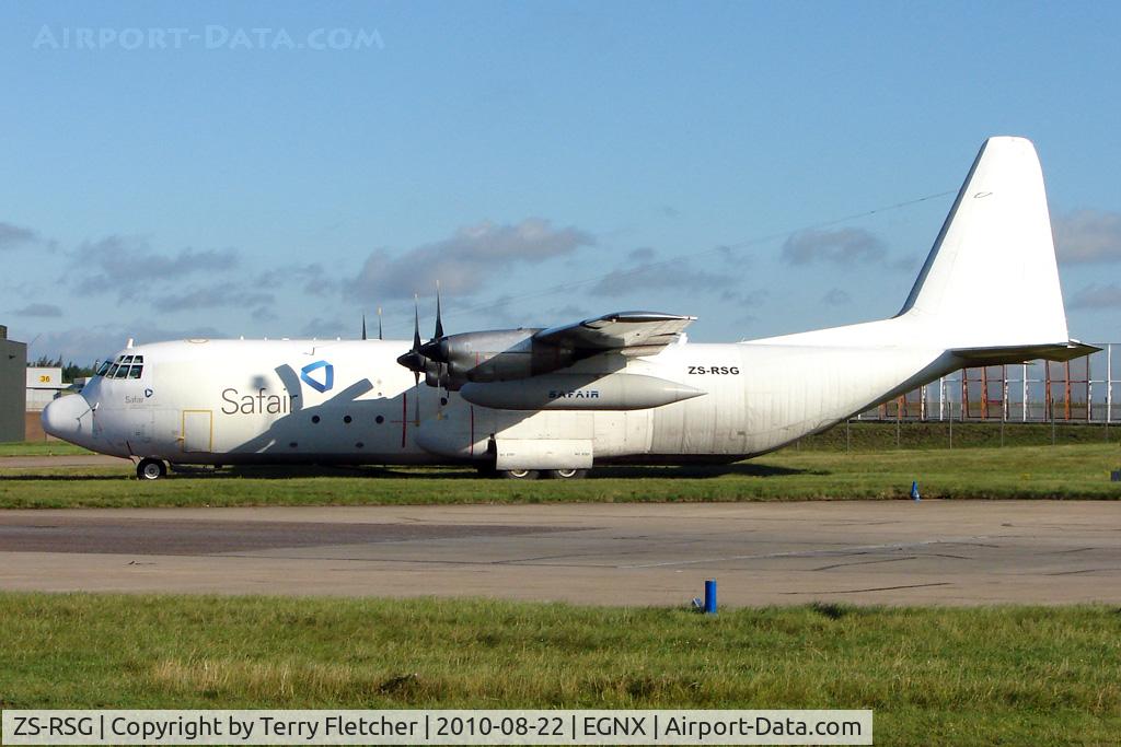 ZS-RSG, 1974 Lockheed L-100-30 Hercules (L-382) C/N 382-4565, Safair Lockheed L100-30 Hercules, c/n: 4565 at East Midlands